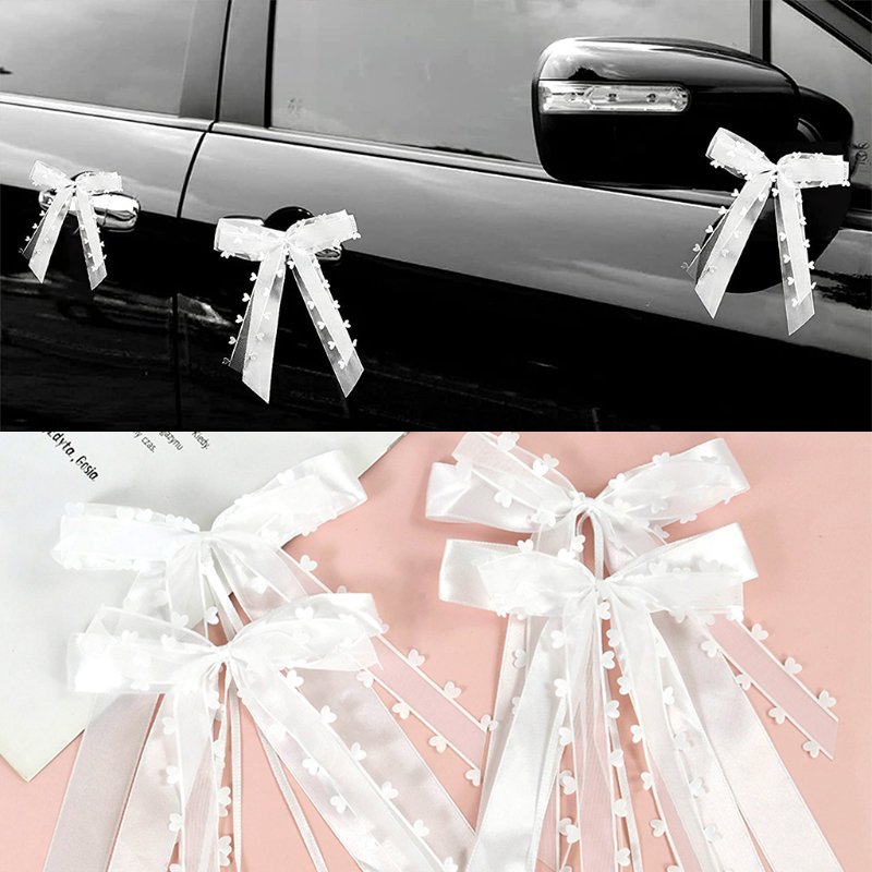 Table Number Gold - 10/20 個の結婚式のちょう結びリボン白結婚式の車の椅子の弓の装飾 DIY 花束ギフトラッピングサテンリボンクリスマス家の装飾