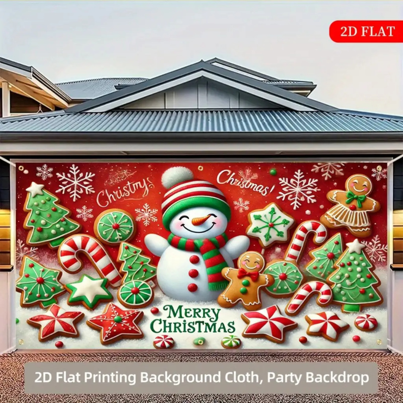 Wedding Power Supply - 1pc2Dflat、クリスマス雪だるまジンジャーブレッド、パーティーや休日の装飾に最適、電源不要 - wzy