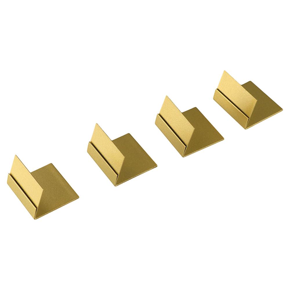 Table Number Gold - テーブル番号スタンド 金属製名札クリップスタンド ゴールド 耐久性のある席札ホルダー DIY メニューホルダー