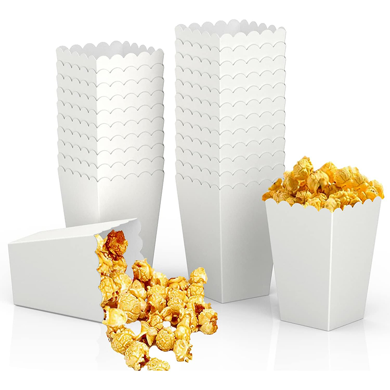 Wedding Supply.Box - 12 個紙キャンディーカートンポップコーンボックスパーティー用品純粋なポップコーンボックススナック食品浴槽結婚式子供の誕生日用品