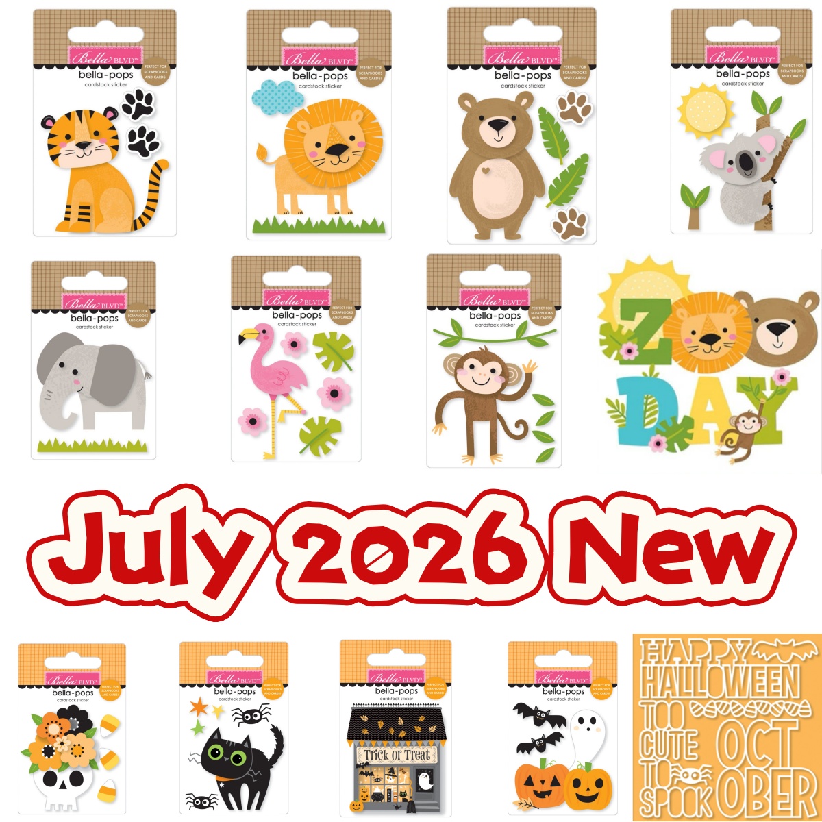 Wedding Zoo - 新しいハロウィン動物園の日メタルカッティングダイス DIY スクラップブッククラフト装飾エンボス加工テンプレート手作り用品 2026 年 7