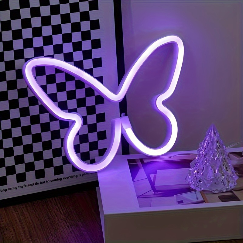LED バタフライ ネオンライト、USB またはバッテリー駆 - Wedding Power Supply のレビューと価格
