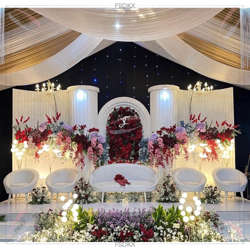 結婚式の装飾用品 PVCアーチ型背景スタンド カスタムウェデ - Wedding Party Supply Rentals のレビューと価格