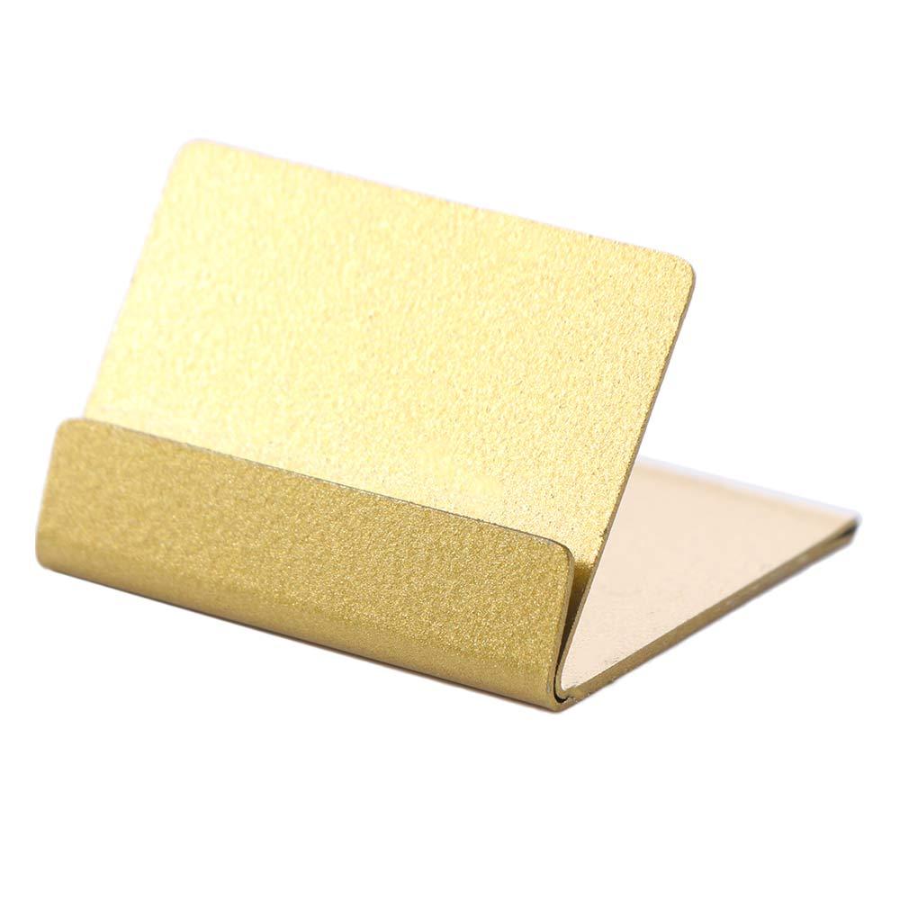 テーブル番号スタンド 金属製名札クリップスタンド ゴールド  - Table Number Gold のレビューと価格