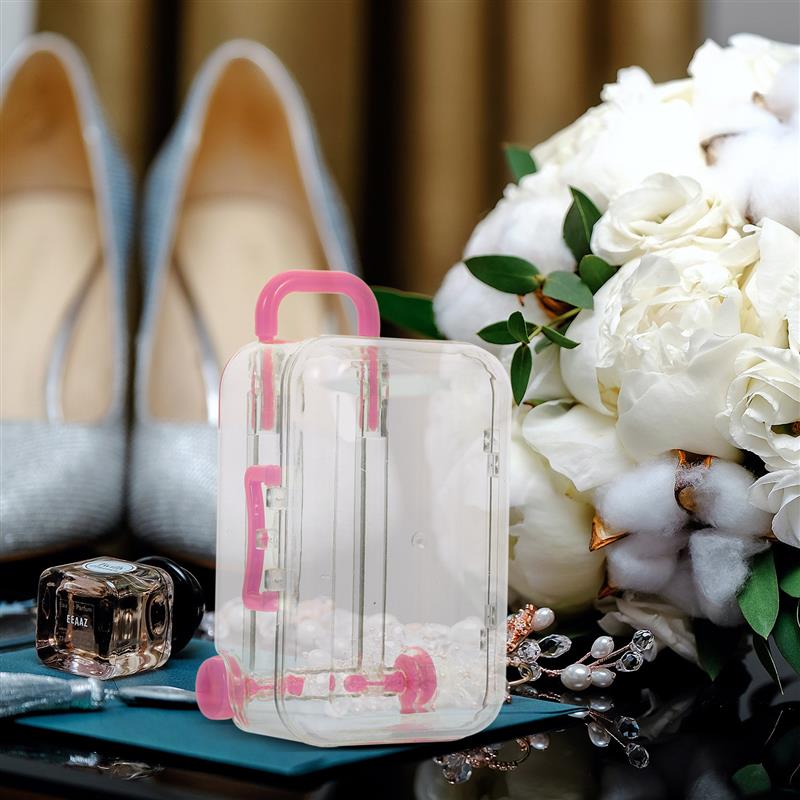 12 個スーツケースデザインキャンディボックスウェディングギ - Wedding Supply.Box のレビューと価格