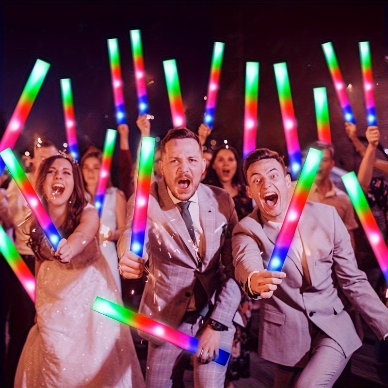 再利用可能なLEDフォームスティック、電池式グローネオン、音 - Wedding Power Supply のレビューと価格