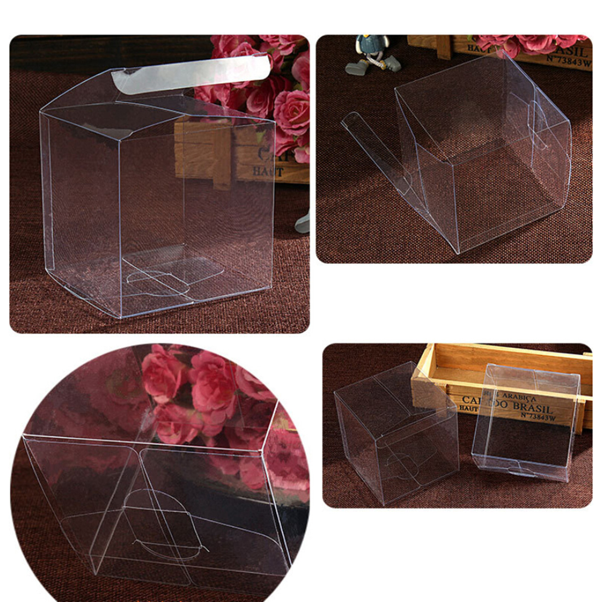 ギフト用の透明なPVCプラスチックボックス,キャンディーボッ - Wedding Supply.Box のレビューと価格