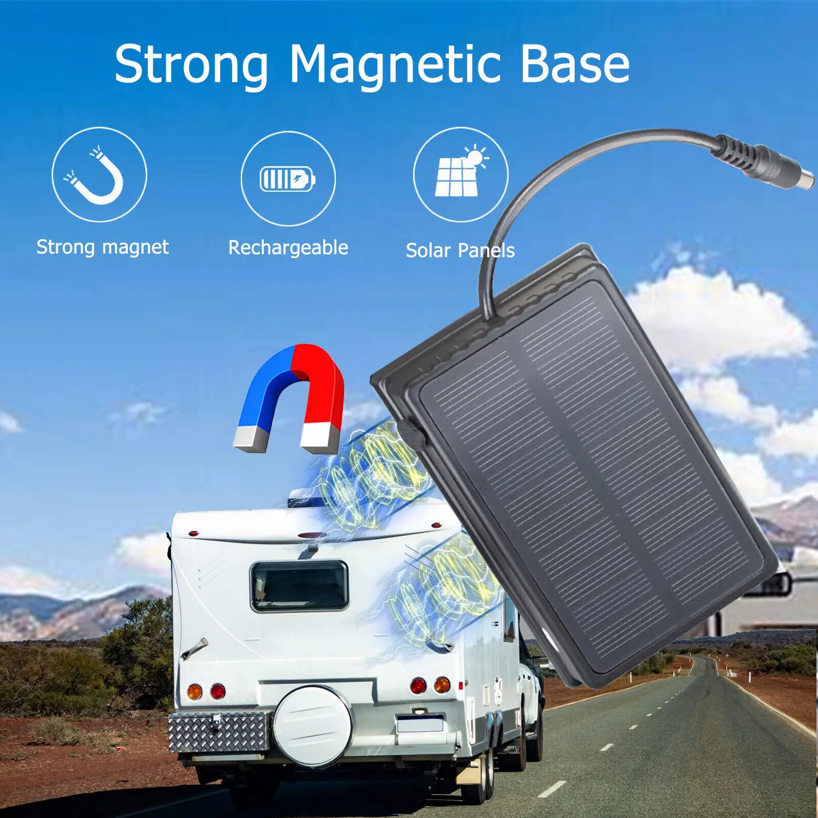 磁気ソーラー充電式モバイルバッテリー 防水 長時間駆動 車載 - Wedding Power Supply のレビューと価格