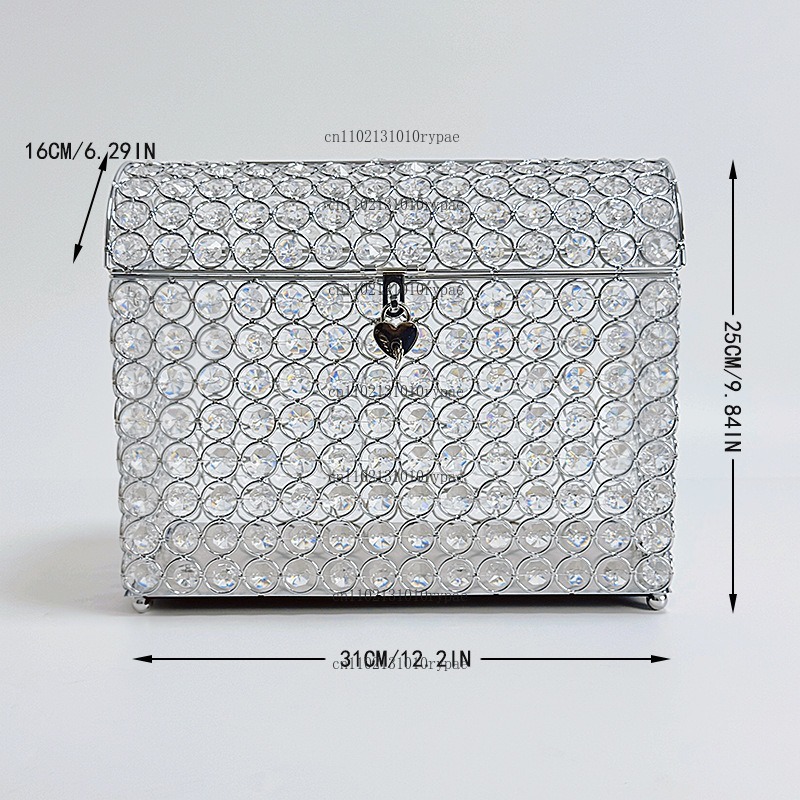 クリスタルジュエリーボックス、貯金箱、ヨーロッパ風海賊箱、結 - Wedding Supply.Box のレビューと価格