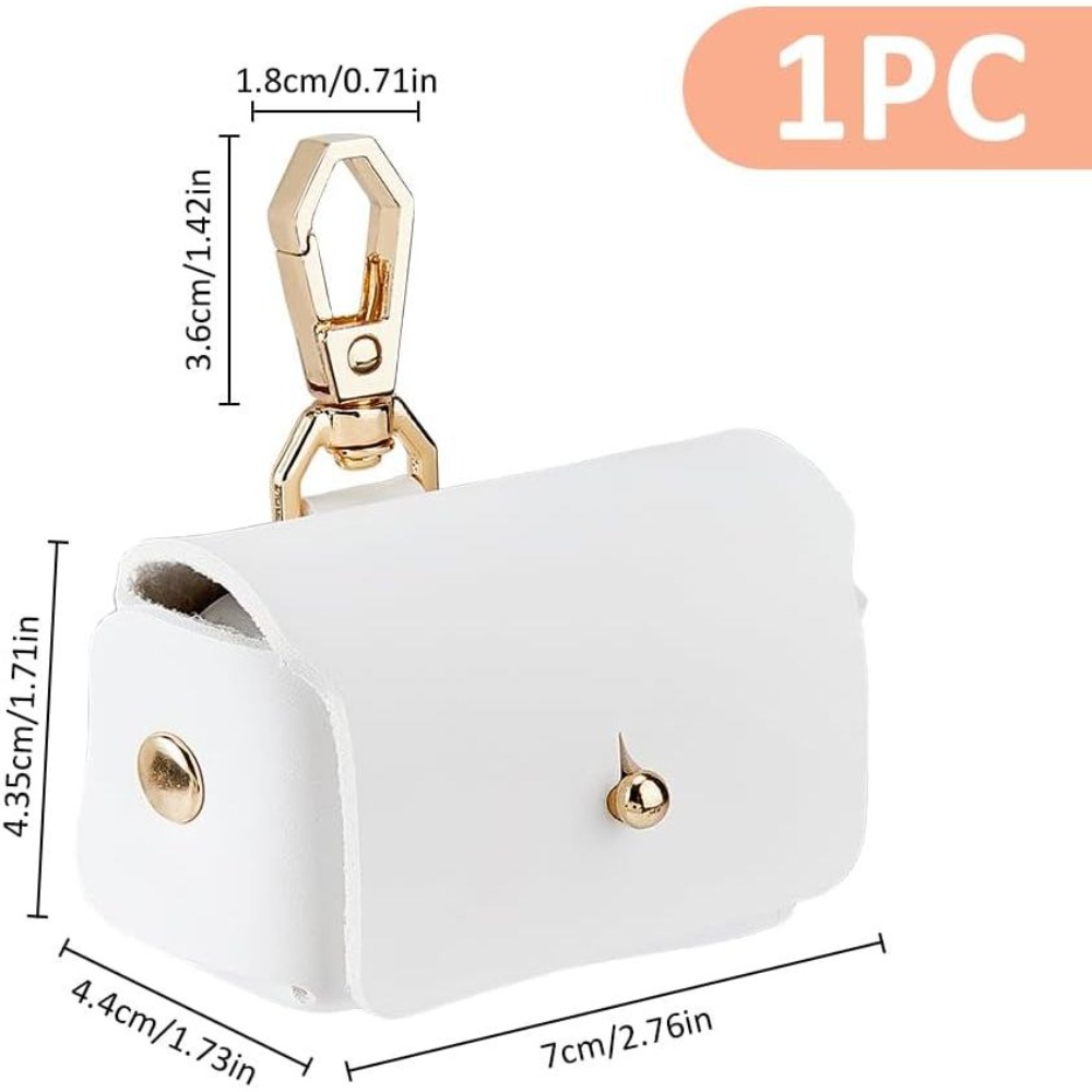 白い犬のリングベアラーホルダー、革製枕型ボックス、ペットの首 - Wedding Supply.Box のレビューと価格