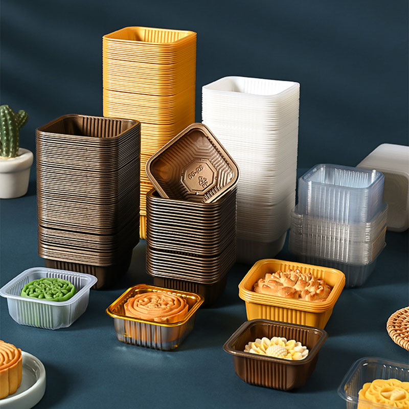 100 個月餅プラスチックトレイ PET ペストリーケーキ卵 - Wedding Supply.Box のレビューと価格