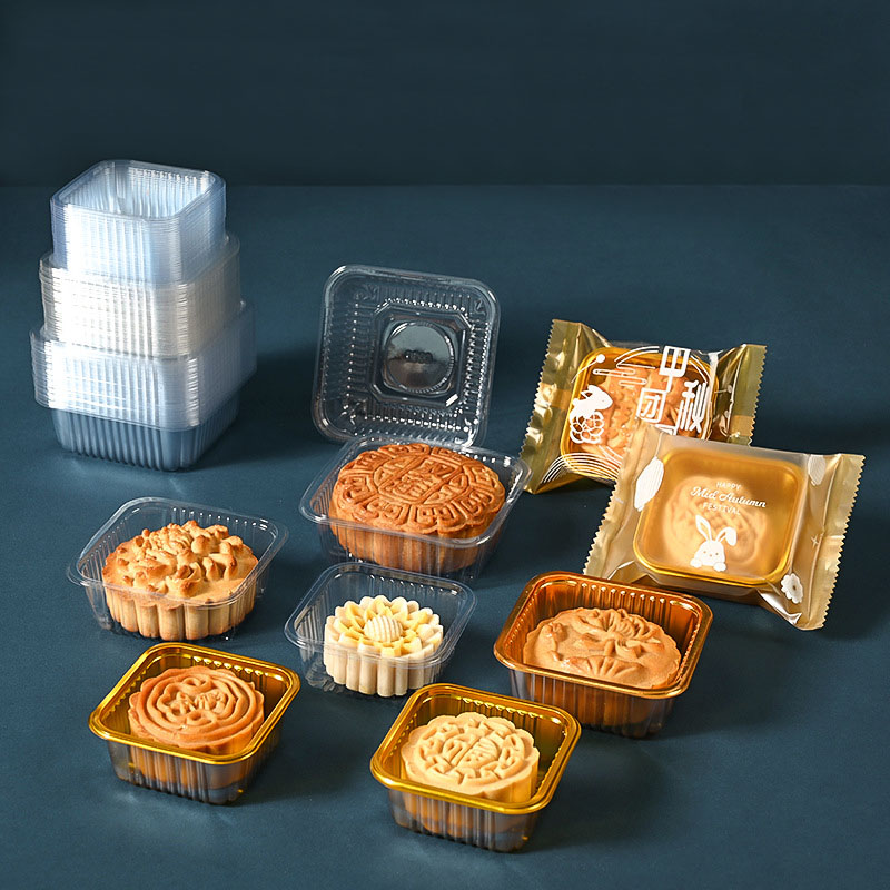 100 個月餅プラスチックトレイ PET ペストリーケーキ卵 - Wedding Supply.Box のレビューと価格
