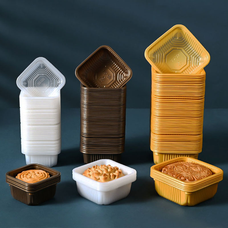 100 個月餅プラスチックトレイ PET ペストリーケーキ卵 - Wedding Supply.Box のレビューと価格