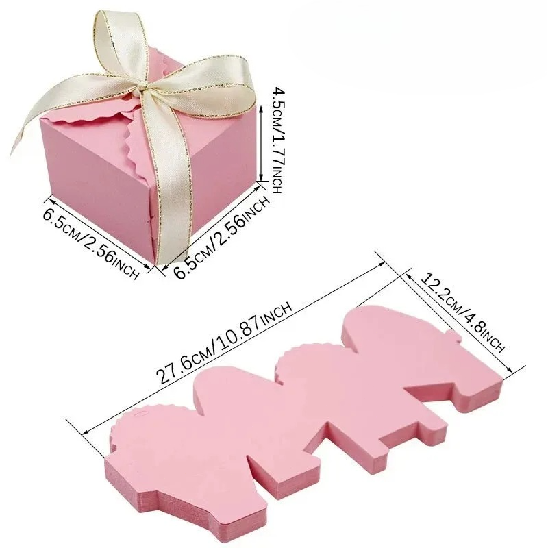 10/20 個クラフト紙ギフトボックスリボン付きパーティー記 - Wedding Supply.Box のレビューと価格