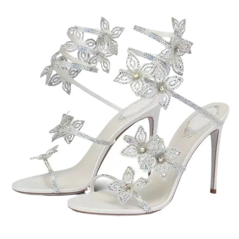 Eilyken-女性のオープントゥサンダル,花柄のグラディエ - Wedding Super のレビューと価格
